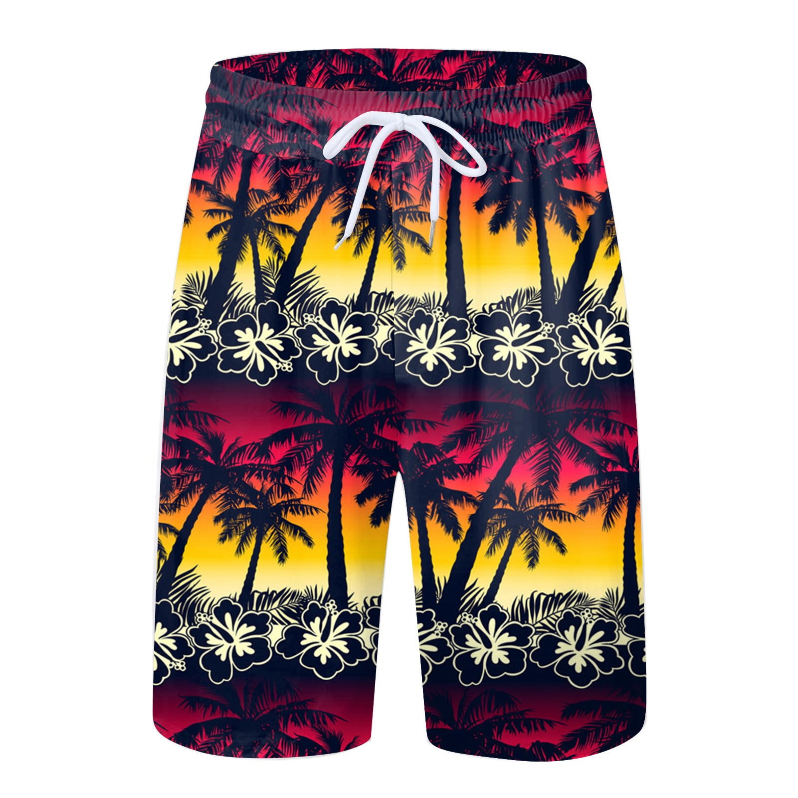 WILLBEST Mens Swim Trunks Big and Tall 5X Mens Swimsuit Mesh Lined with Beach Shorts and Pockets Walmart