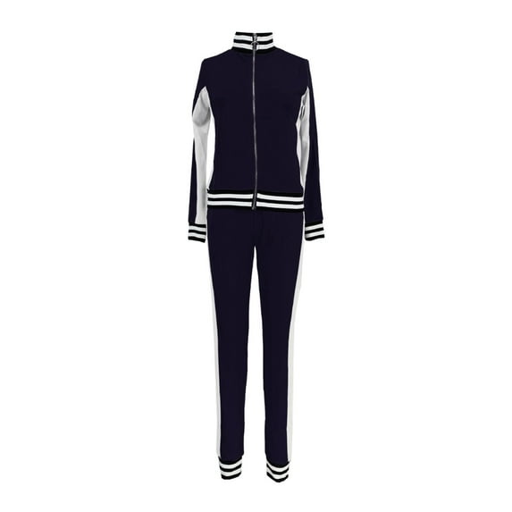WILLBEST Outfits for Women Women's Sports Zipper Suit Two Piece Casual Fashion Running Wear