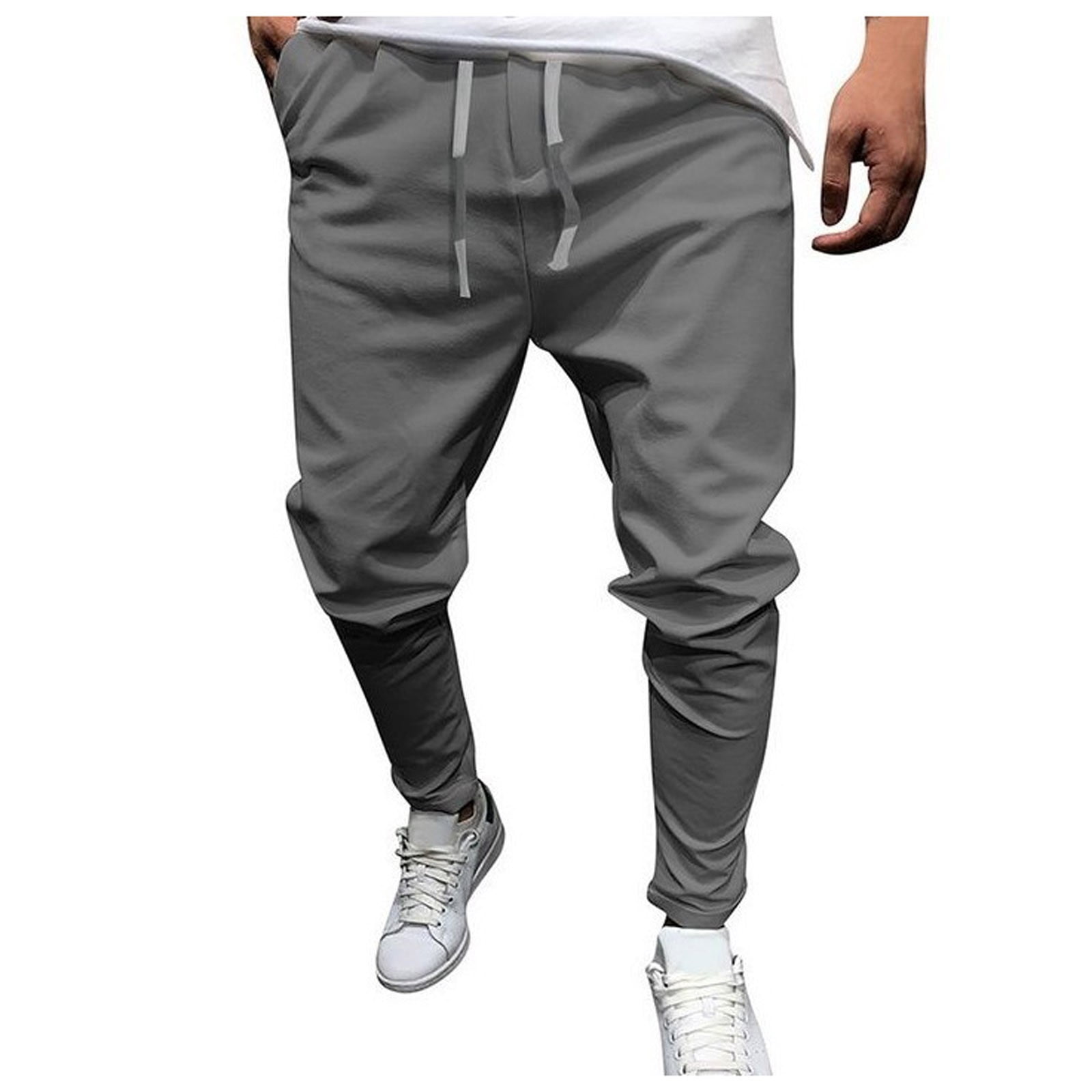 WILLBEST Pants for Men Work Casual Relaxed Fit Mens Casual Pocket Mid ...