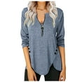 thumbnail image 1 of WILLBEST Plus Size Graphic Tees for Women 4X-5X V Neck Womens Lightweight Cotton Sweaters Long Sleeve Crew Neck Color Block Striped Casual Knitted Pul Tops, 1 of 4