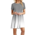 thumbnail image 1 of WILLBEST Spring Dresses for Women 2024 Petite Cotton Women Summer Casual Dresses Short Sleeve Summer Dresses Casual T Shirt Dresses Beach Skirts Mini Dresses Trendy, 1 of 5
