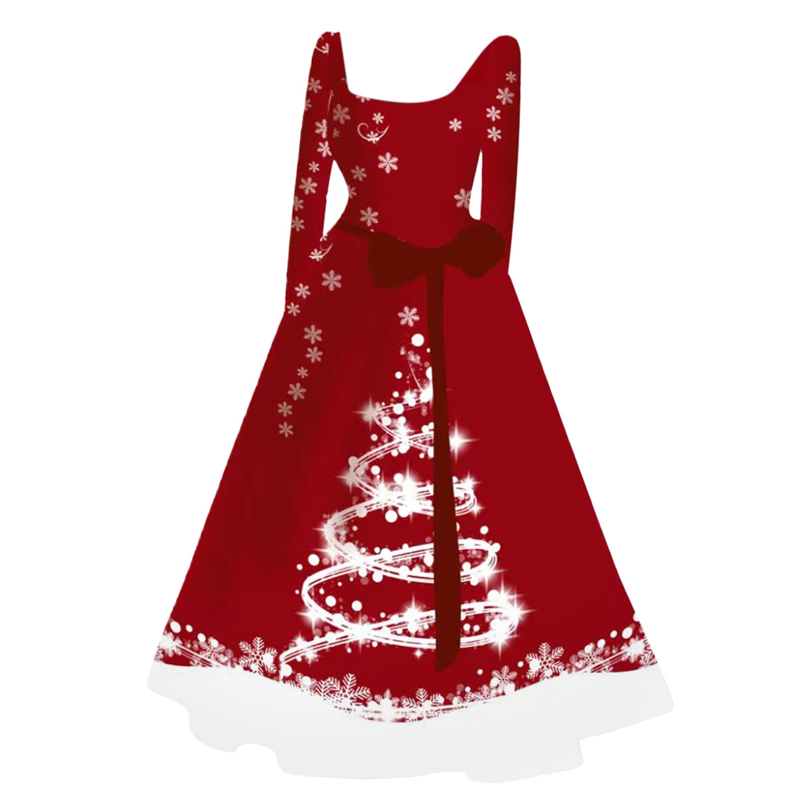 WILLBEST Summer Dresses for Women 2024 with Sleeves Christmas for Women