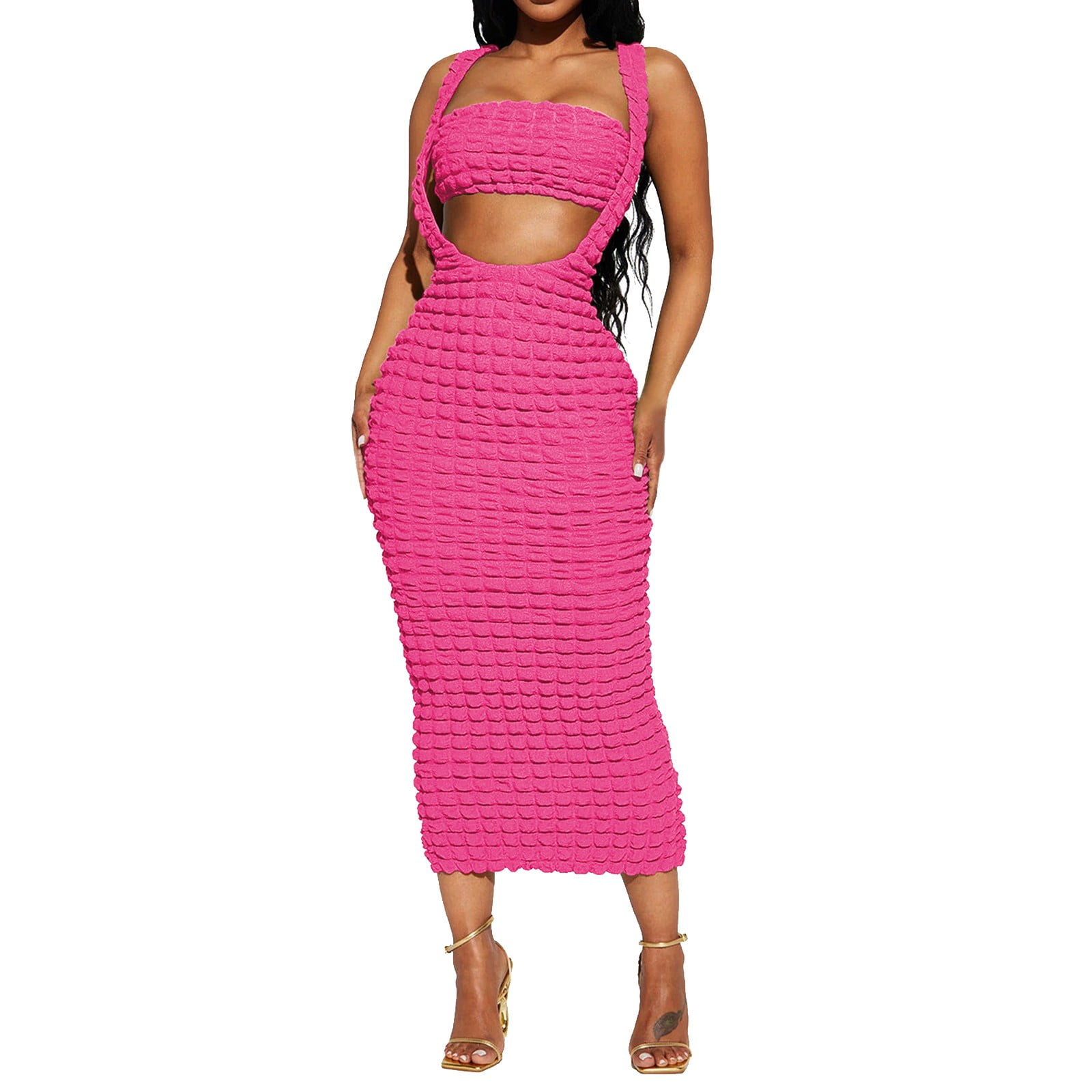 WILLBEST Summer Dresses with Sleeves for Women 2024 Summer New Women's ...