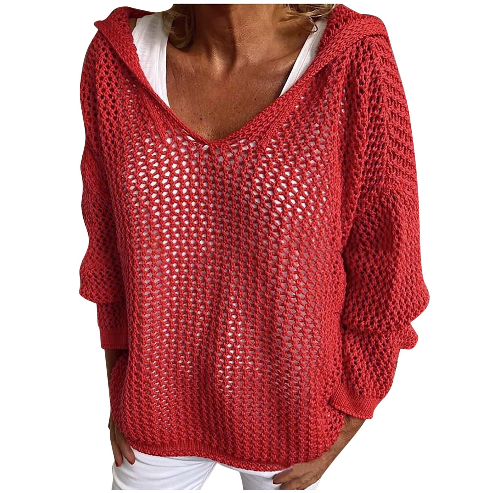WILLBEST Warm Sweaters for Women Women's Wool Knitted Outer Wear Sun