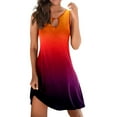 thumbnail image 1 of WILLBEST Womens Dresses with Pockets Dressy Summer Dresses for Women Trendy Boho Floral Print Cover Up Crew Neck Sleeveless Trendy, 1 of 7