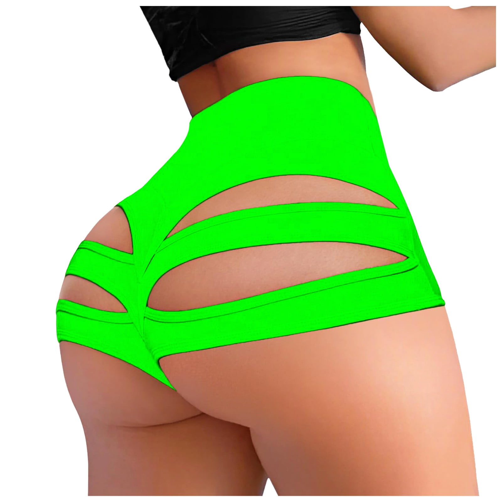 Women's High-Waisted Gradient Yoga Pants, Cutout Leggings, Booty Lifting, Athletic Long Tights For Fitness Workout, Breathable Sportswear