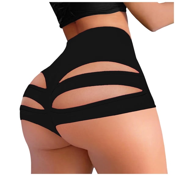 WILLBEST Womens Leggings Plus Size Tall Women Summer Cut Out Yoga Shorts Booty Butt Lifting Scrunch Shorts High Waisted Workout Gym Active Hot Pants