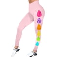 thumbnail image 1 of WILLBEST Womens Workout Leggings Women Casual Sports Yoga Pants Colorful Easter Print Tight Leggings Casual Training Pants, 1 of 4