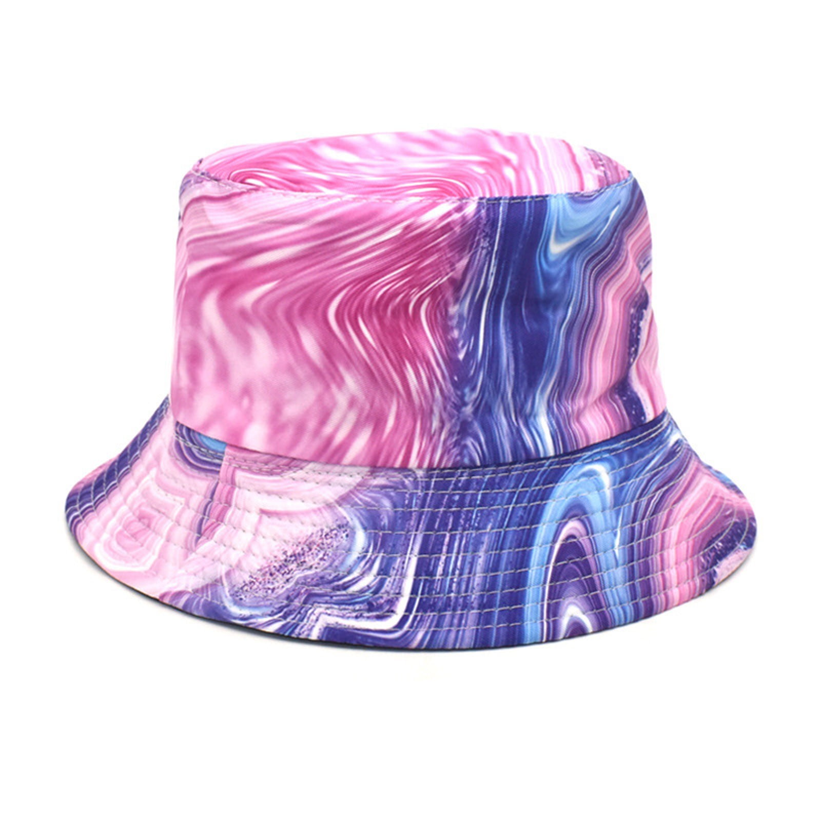 WILLBEST Xxl Bucket Hats for Men Bucket Hats Tie Dye Fisherman Hat Wear Cap Unisex Outdoor Party