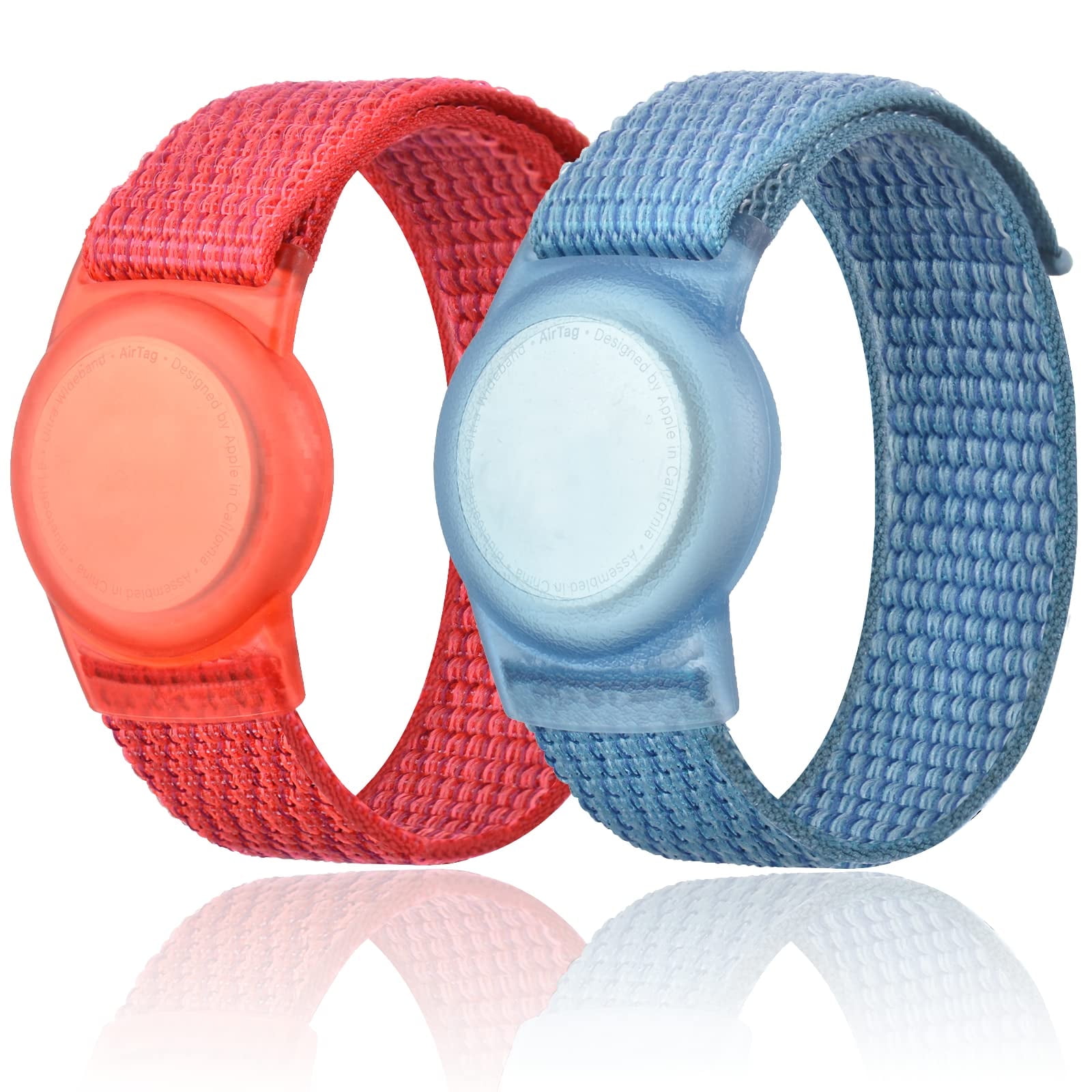 YUNOVA, Kids Wristband Compatible with Apple AirTag, 170 mm Blue ...