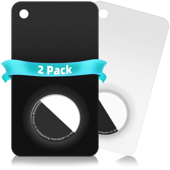 WILLED 2 Pack Ultra-Thin Airtag Holder for Wallets, Lightweight Card Case for Apple Airtag, Airtag Wallet Protector for Purse, Backpack, Handbag