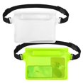 thumbnail image 1 of WILLED 2 Pack Waterproof Bags with Waist Shoulder Strap Best Dry Pouch Case to Keep Phone and Valuables Dry and Safe Perfect for Boating Swimming Snorkeling Kayaking Beach Water Parks, 1 of 6