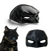 WILLED Cat Bat Mask - Funny Bat Cosplay Hat for Cats, Perfect Halloween Costume, Bat Cat Avenger Mask Fits Most Cats