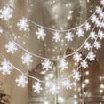thumbnail image 1 of WILLED Christmas Lights, Snowflake String Lights Battery Operated Waterproof, LED Fairy Lights for Xmas Garden Patio Bedroom Party Decor Christmas Decorations, 5 Pack, 1 of 6