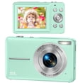 thumbnail image 1 of YUNOVA Digital Camera, FHD 1080P 44MP 16X Zoom, Compact Point & Shoot Camera for Kids & Teens, Portable Easy to Use, for Photography & Video Recording Webcam Feature, Ideal Gift for Children Seniors, 1 of 7