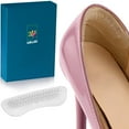 thumbnail image 1 of WILLED Heel Grips for High Heels, 4 Pairs Heel Pads for Shoes That Are Too Big Women Men, 4D Heel Inserts for Loose Shoes, Anti Slip, Prevent Rubbing Blisters, Normal and 1/2 a Size Bigger, 1 of 7