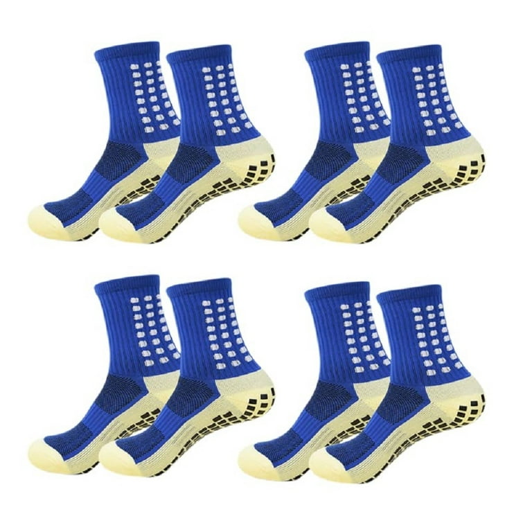 Men's Grip Socks Soccer Anti Slip Athletic Socks For Men Non Skid