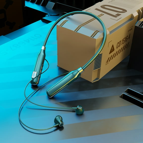 WILLED Neckband Bluetooth Headphones with Mic, Sport V5.2 Wireless Earbuds 120H Playback LED Power Display Earphones, HiFi Stereo 8 EQ Sound Effects, Portable Sweat Proof Headset for Music Gym Running