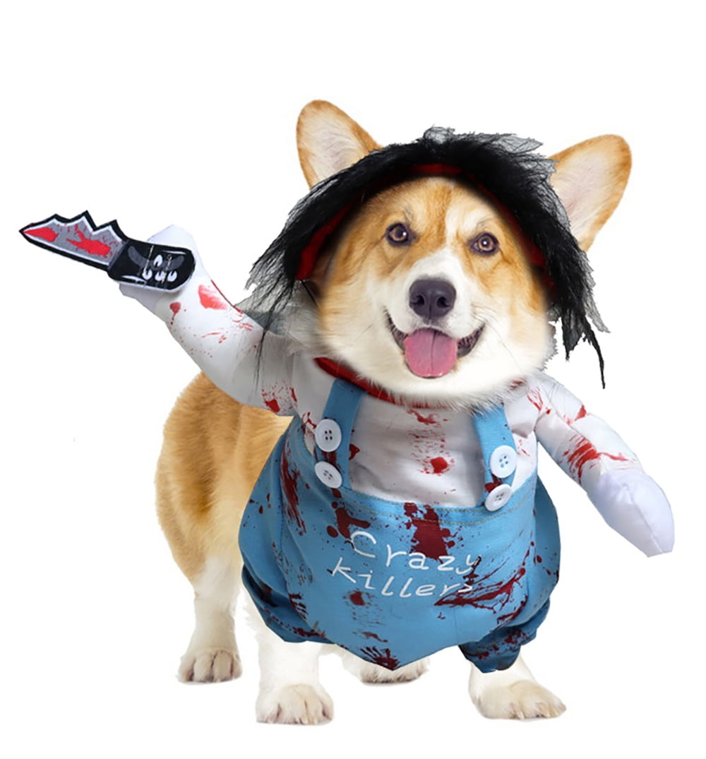 WILLED Pet Deadly Doll Dog Costume, Novelty Dog Cosplay Funny Halloween