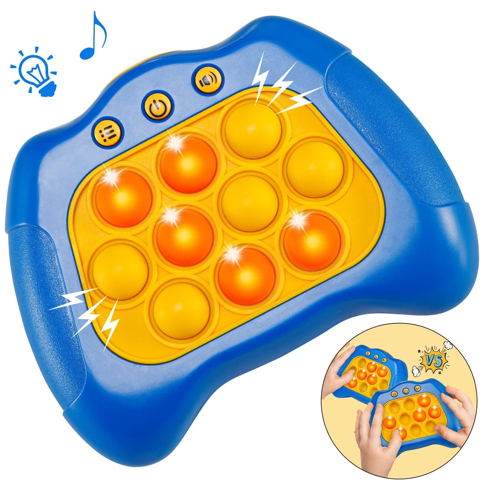 Pop Light Up Game Fidget Toys for Kids 8-12, Handheld Game for Kids 6-12,  Birthday Gifts for 6 7 8 9 10 11 12 Year Old Boys Girls Teens, Sensory Toys