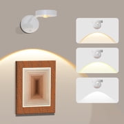 YUNOVA Wireless Picture Light Battery Operated, 2200mAH Rechargeable Painting Light with Motion Sensor and Rotatable Light Tube, Stepless Dimming Art Display Light for Picture Frame