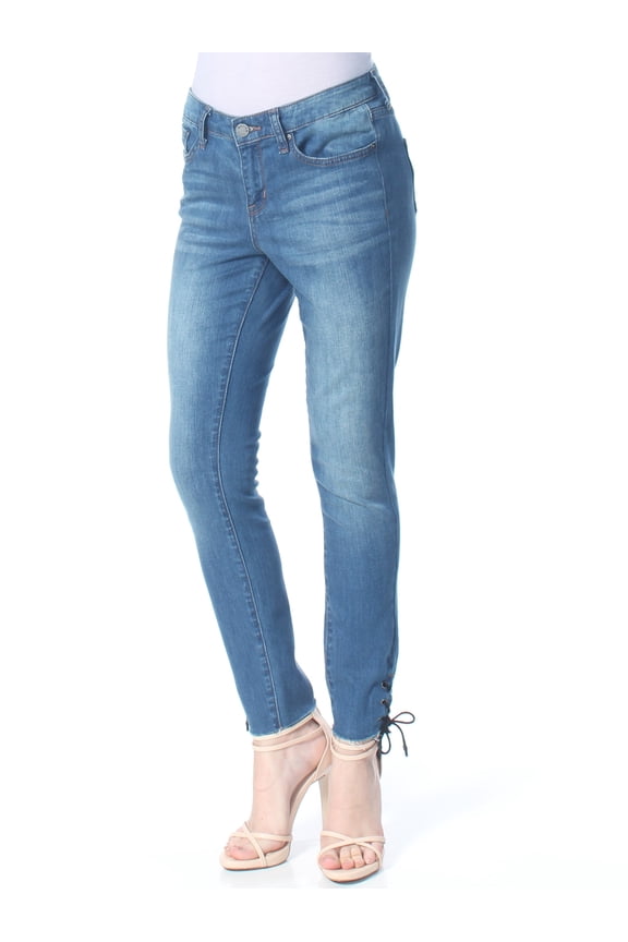 Womens Blue Skinny Jeans Juniors 25 Waist