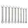 WILLIAMS MWS-1123NRC Williams Combo Ratchet Wrench Set, 9 pcs.