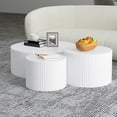 thumbnail image 1 of Williamspace Storage Medium Density Fibreboard Coffee Table, White, 1 of 5