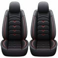 thumbnail image 1 of WILLJOY 2PCS Front Car Seat Covers for Toyota Corolla Camry Matrix Prius Venza Waterproof Artificial Leather Cushion Seat Protector, 1 of 10