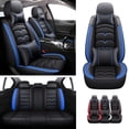 thumbnail image 1 of WILLJOY Fit for Toyota Corolla Echo Avalon Car Seat Covers Waterproof Artificial Leather Cushion Seat Protector Full Set with 4 Pillows, 1 of 16