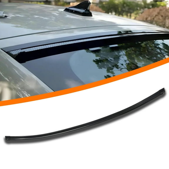 WILLJOY For Toyota Camry 2012-2024 Roof Spoiler Rear Window Visor Wing Carbon Fiber Look
