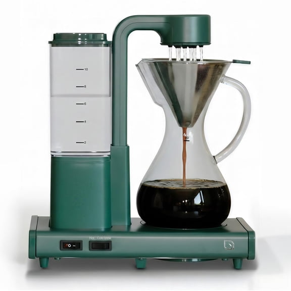 WILLOW 10 Cup Drip Coffee Maker, Automatic Pour Over Coffee Maker with Glass Carafe and Auto Shut-Off Feature, Suitable for Hot & Iced Coffee, ECO Coffee Machine made with 99% PC Recycled Plastics