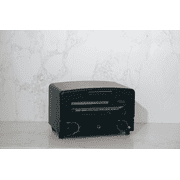 Willow Kitchen Mini Toaster Oven 4 Slice for Home and Kitchen Use, 1300-Watts, Black