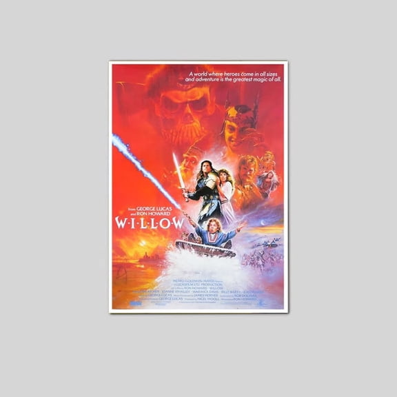 WILLOW - VERSION 1 - MOVIE POSTER Size 24''x36'' Googate