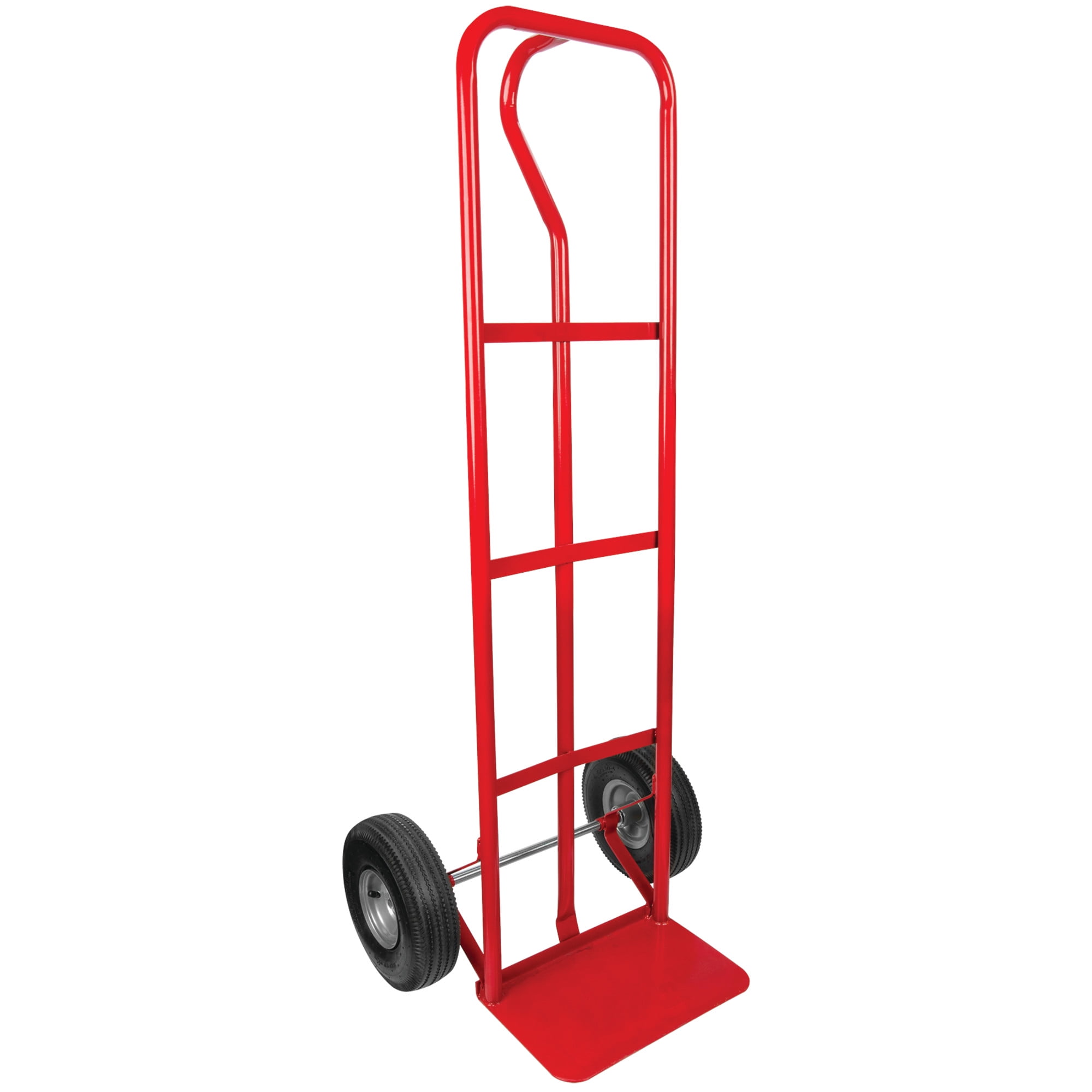 Performance Tool W41060 Heavy Duty Steel Hand Truck with Extra Large Toe Plate, Powder-Coated, Red