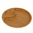 thumbnail image 1 of WILMAX BAMBOO SET OF TWO SECTION PLATTERS (8" SET OF 6), 1 of 7