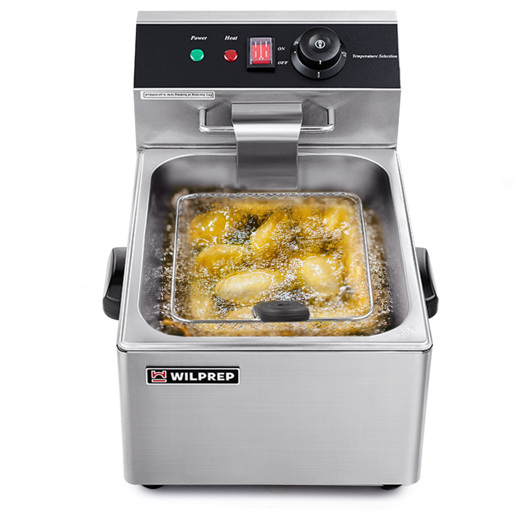 WILPREP Commercial 10lb.1600W Professional Electric Countertop Deep