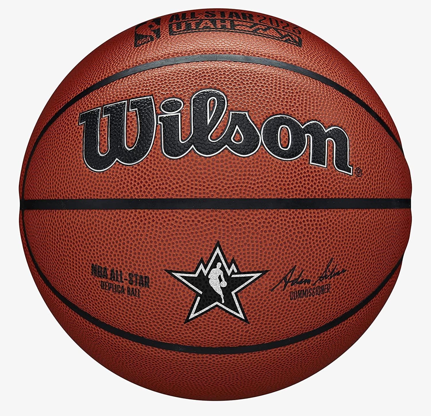 WILSON 2023 NBA AllStar Game Replica Game Ball Basketball Utah, Size