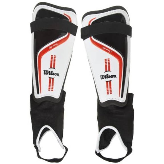 WILSON Dynasty WTH5300 Vented Soccer Shin Guards w/ Shell Design - Adult Sized
