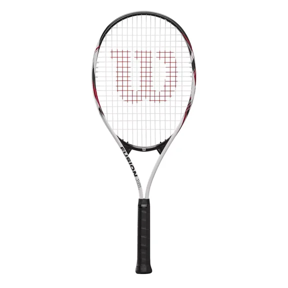 WILSON FUSION 29" TENNIS RACQUET: MEDIUM FLEX - BLACK/WHITE/RED