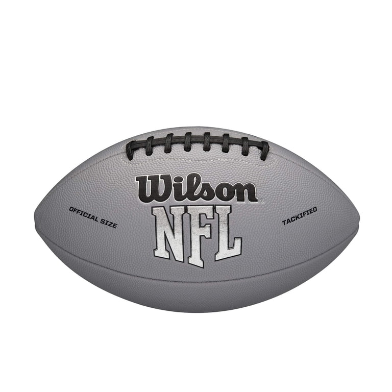 Wilson, NFL MVP Football, Grey, Official Size, Branded Graphics