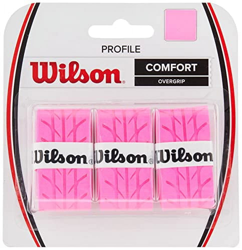 Wilson Pro Overgrip 3Pk Optic Pink – I Play Tennis