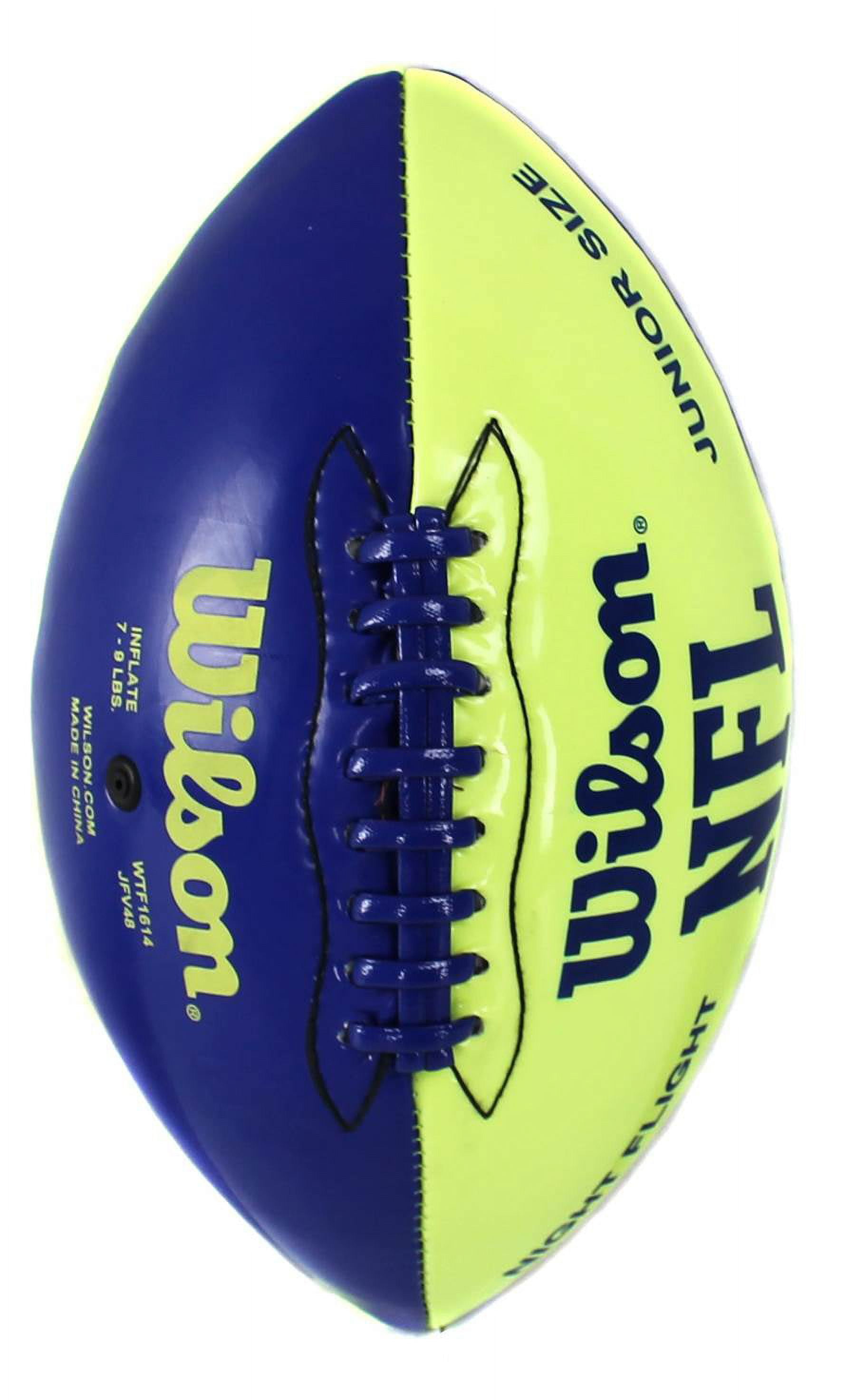 WILSON WTF1614 NFL Illuminator Glow NFL Junior Composite Leather