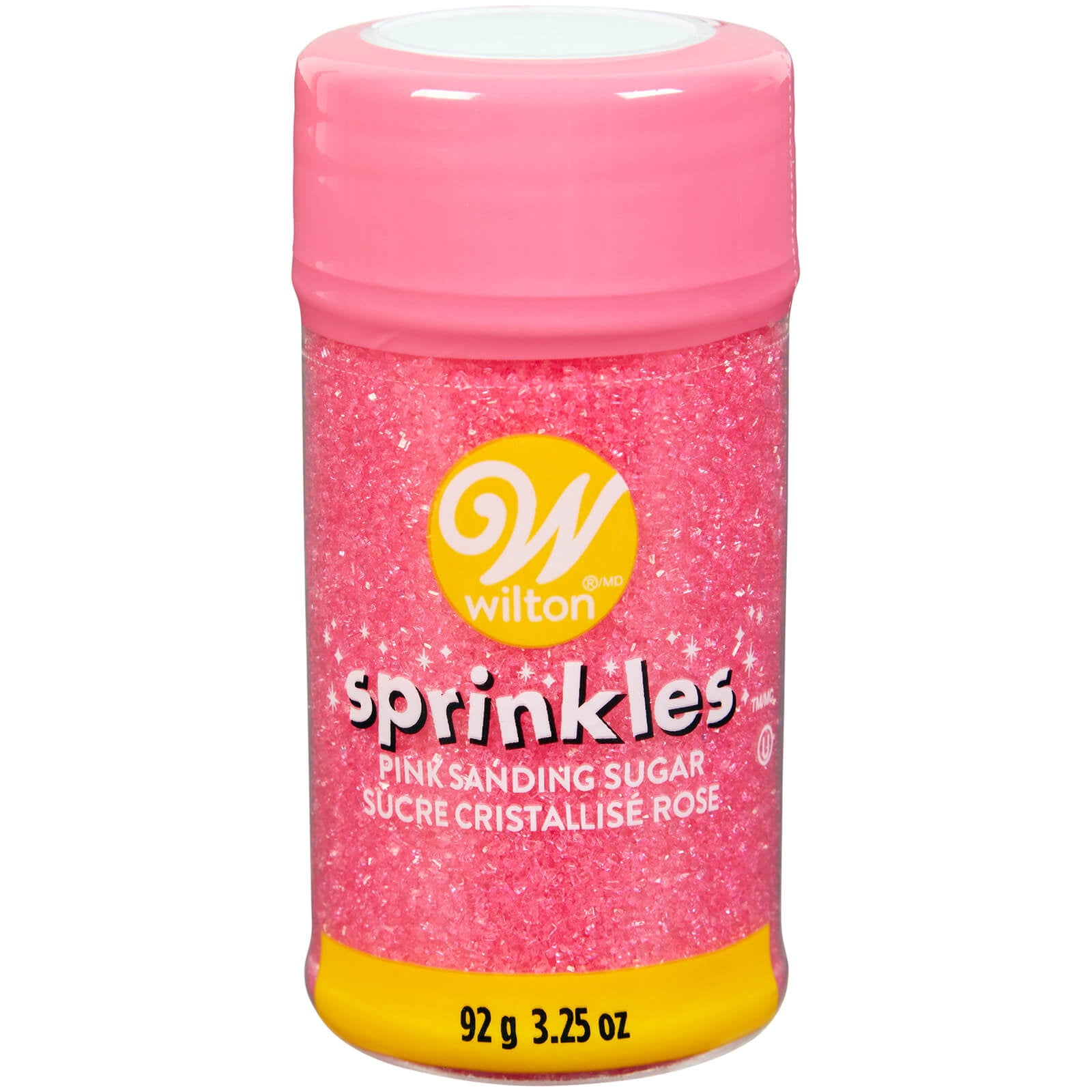 WILTON SANDING SUGAR PINK 92 G / 3.25 OZ