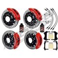 thumbnail image 1 of WILWOOD SUBURBAN & YUKON XL FRONT & REAR BIG BRAKE KIT WITH FREE BRAKE LINES & FLUID - WILWOOD TC6R 16 FRONT & REAR, RED CALIPERS, DRILLED ROTORS, 2000-2006 SUBURBAN & YUKON XL 2500 W/4.63 Rear CR, 1 of 8