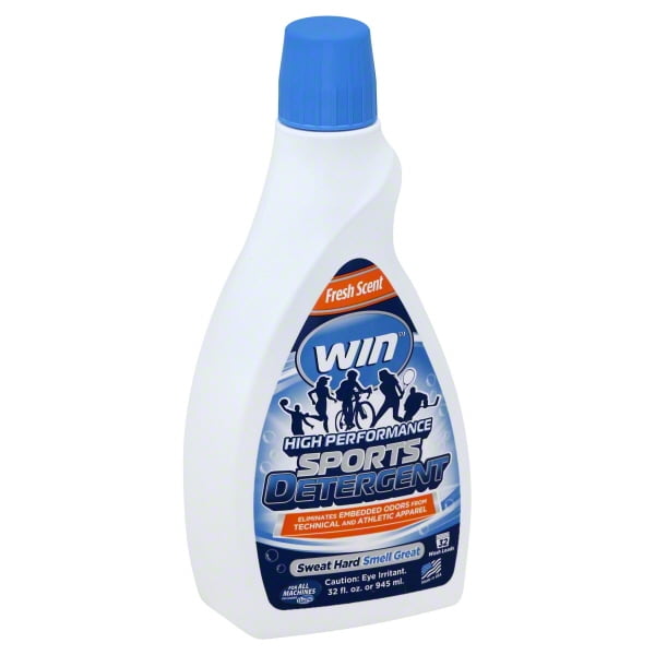 WIN Sports Laundry Detergent - Active Fresh (Blue) 32oz Bottle 