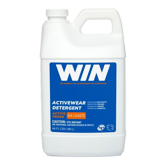 WIN Sports Laundry Detergent - Active Fresh (Blue) 64oz Bottle