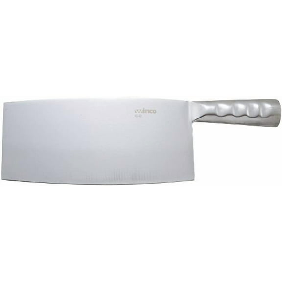 WINCO Chinese Cleaver with Stainless Steel Handle Set of 6