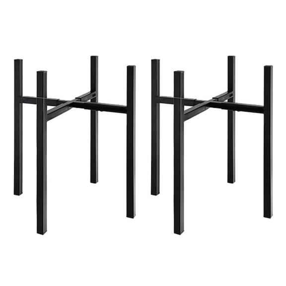 WIND LAND 2Pcs Heavy Plant Stand for 10-16inch Plant Pots, Plant Stand Indoor Outdoor
