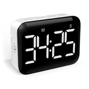 WIND LAND Adjustable Volumes Kitchen Timer With 99 Minutes Ranges For Home And Gym Use